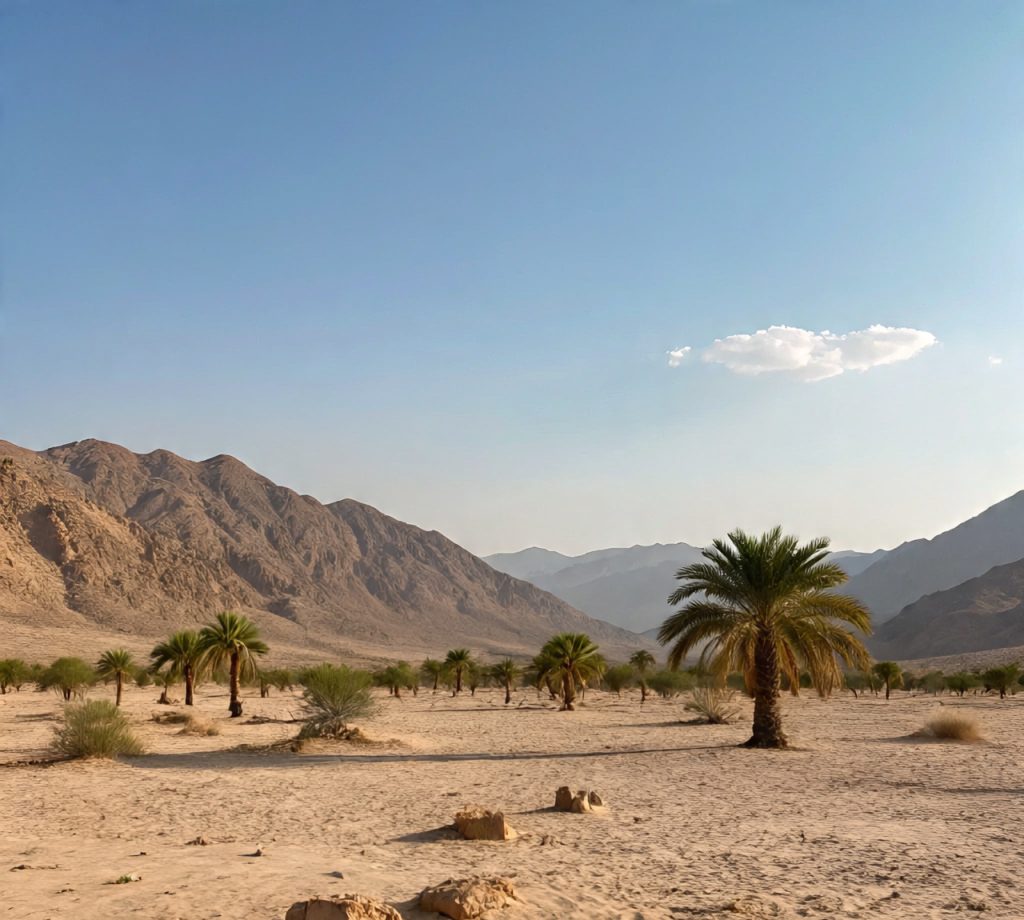 desert landscape of Turbat, Balochistan